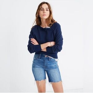 Madewell High-Rise Mid Length Jean Short 30
